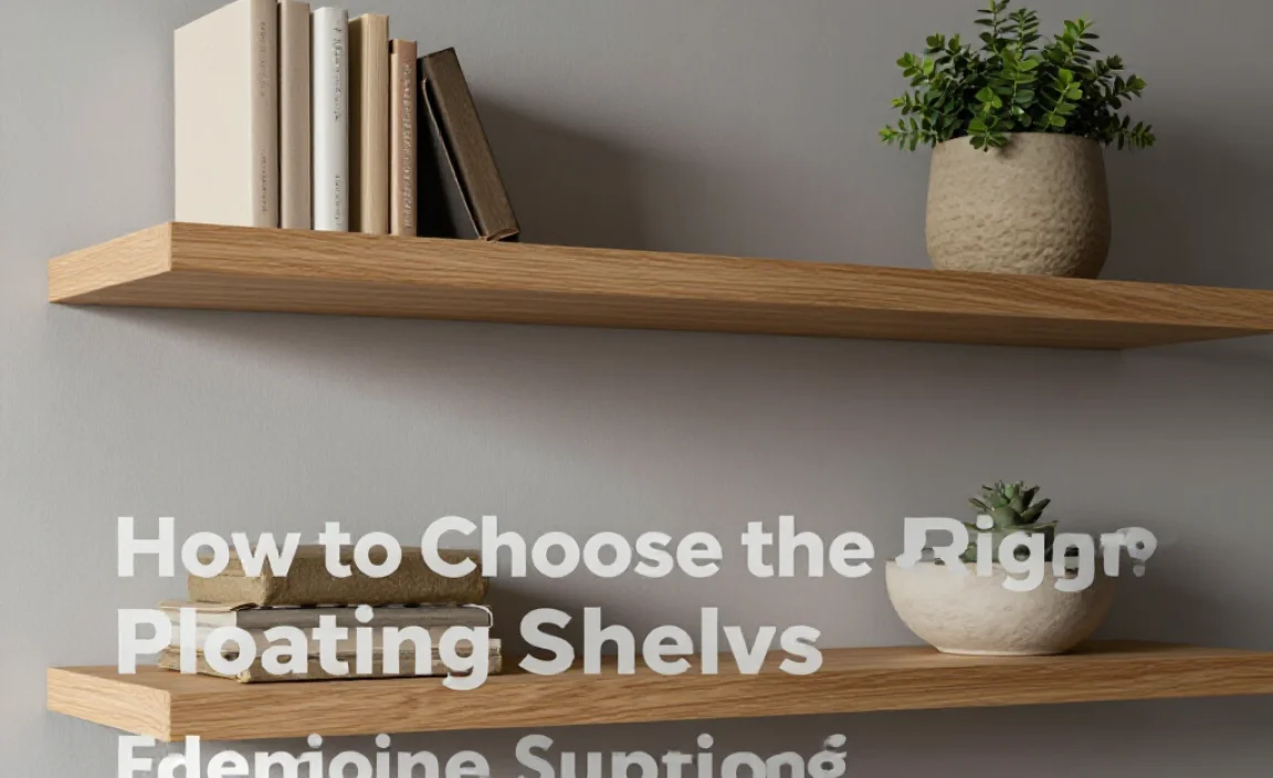 How to Choose the Right Floating Shelves