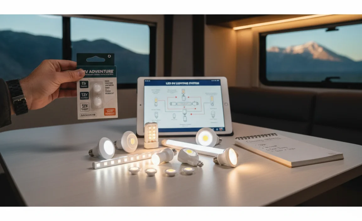 How to Choose the Right LED Light Bulbs for Your RV