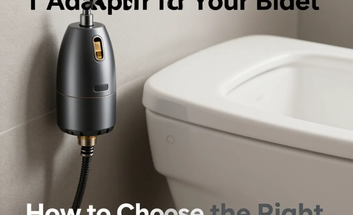 How to Choose the Right T Adapter for Your Bidet