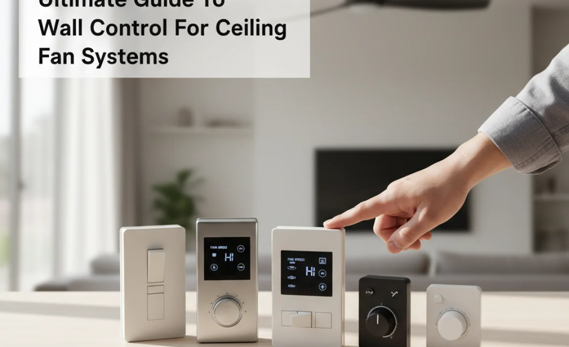 How to Choose the Right Wall Control for Your Ceiling Fan