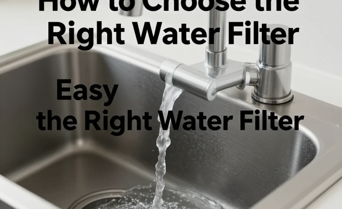 How to Choose the Right Water Filter