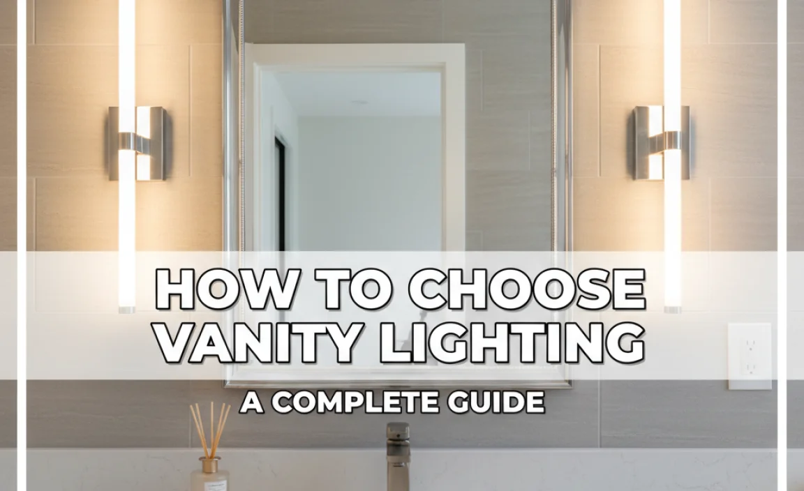 How To Choose Vanity Lighting: A Complete Guide