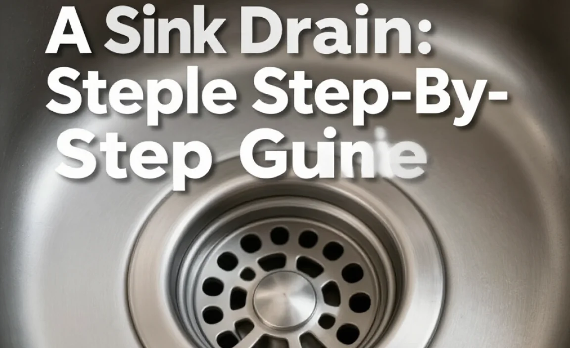 How To Clean A Sink Drain: Simple Step-By-Step Guide