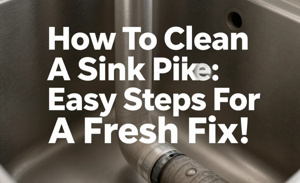 How To Clean A Sink Pipe: Easy Steps For A Fresh Fix!