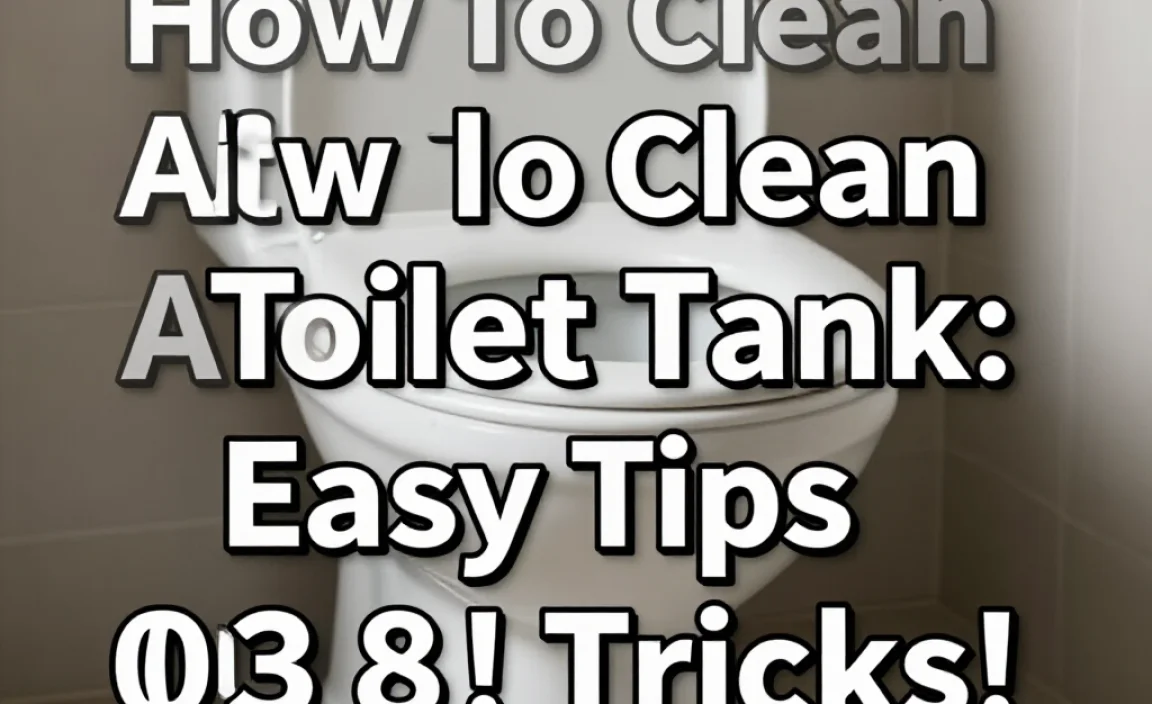 How To Clean A Toilet Tank: Easy Tips & Tricks!