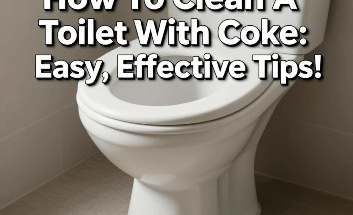 How To Clean A Toilet With Coke: Easy, Effective Tips!
