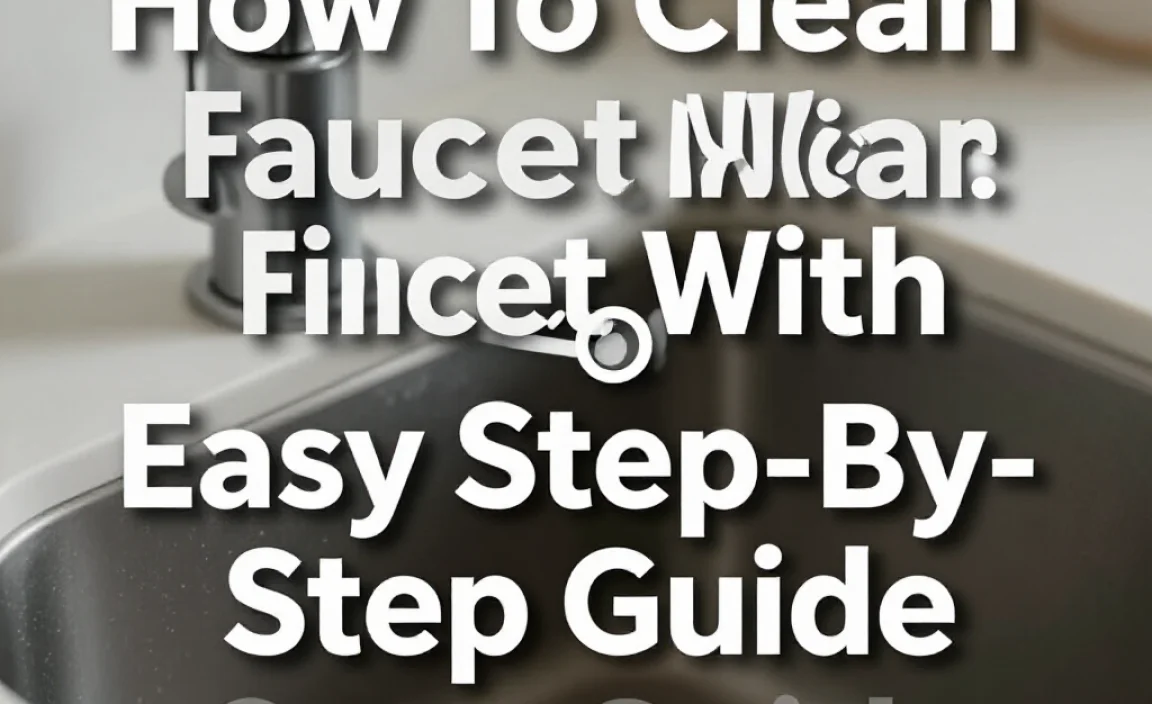 How To Clean Faucet With Vinegar: Easy Step-By-Step Guide