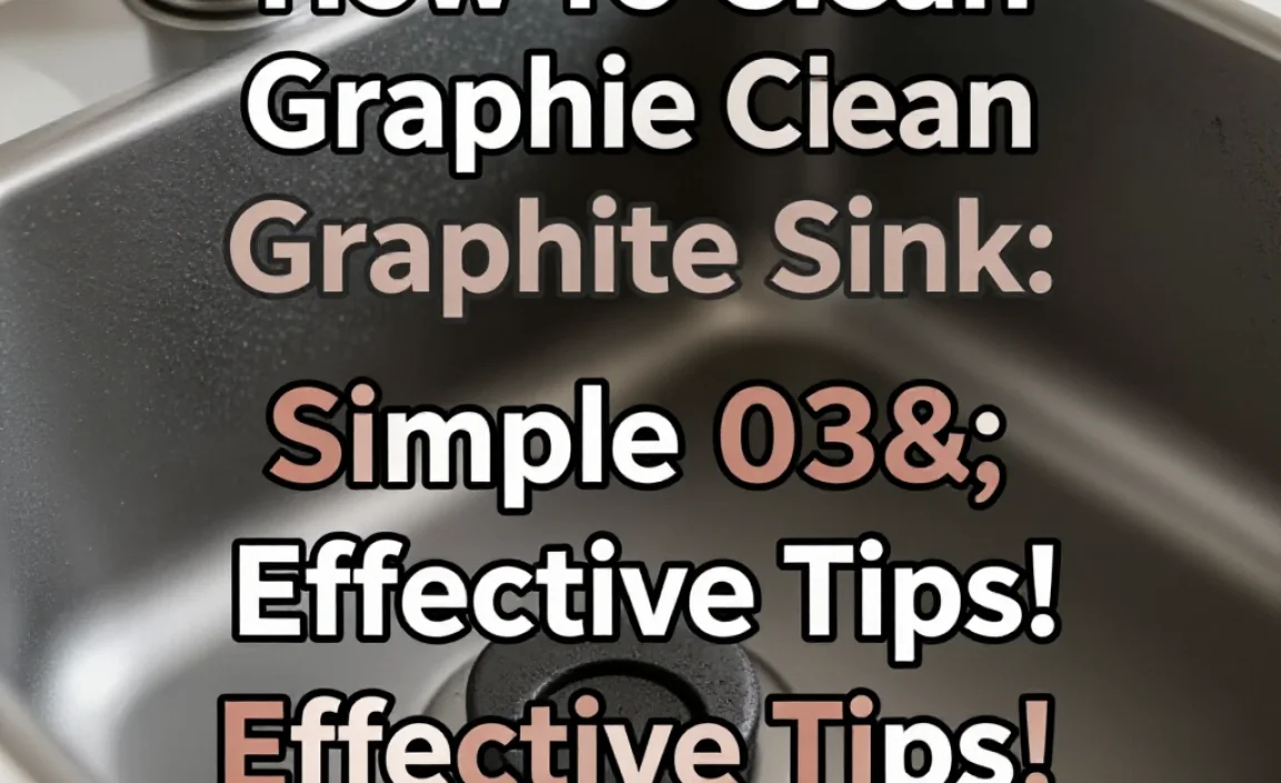 How To Clean Graphite Sink: Simple & Effective Tips!