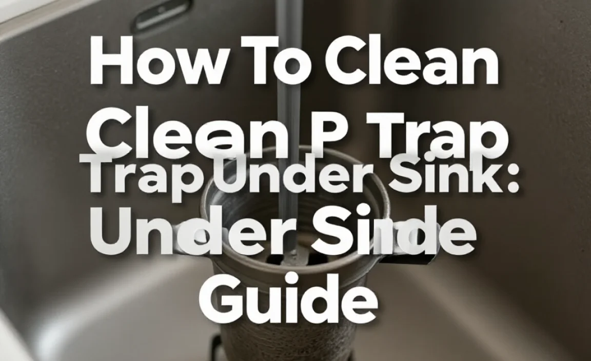 How To Clean P Trap Under Sink: Easy Diy Guide