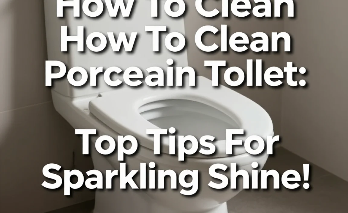 How To Clean Porcelain Toilet: Top Tips For Sparkling Shine!