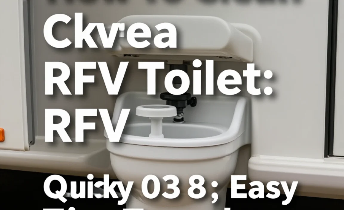 How To Clean Rv Toilet: Quick & Easy Tips For Travelers