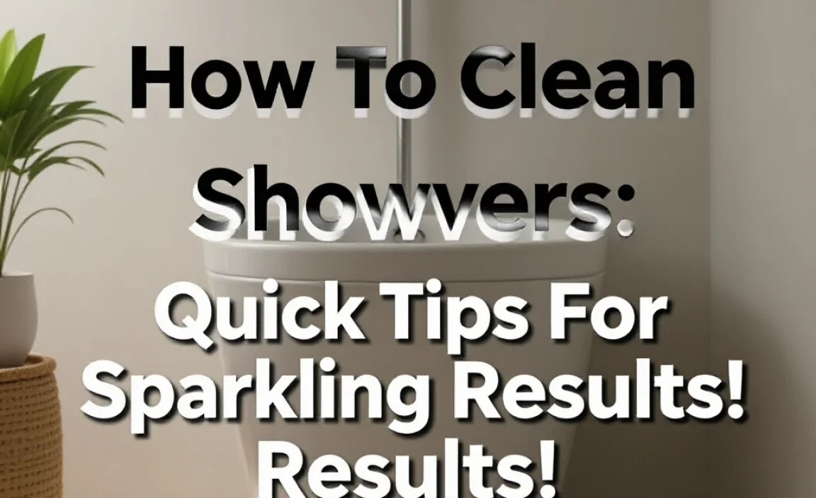 How To Clean Showers: Quick Tips For Sparkling Results!
