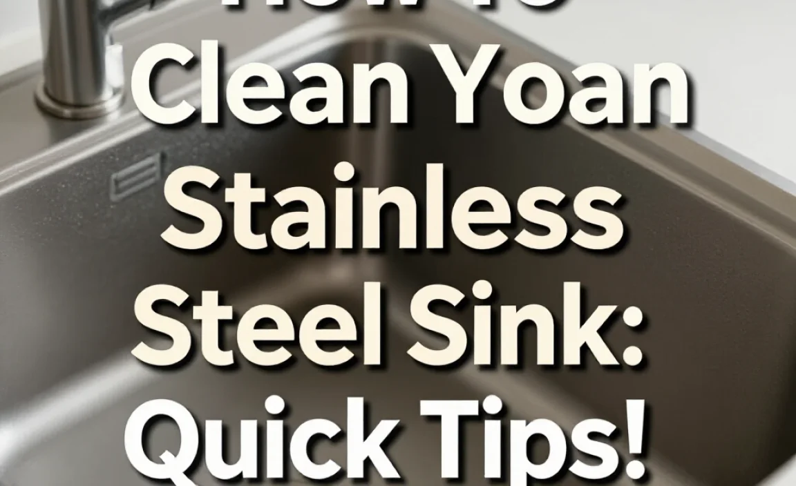 How To Clean Your Stainless Steel Sink: Quick Tips!
