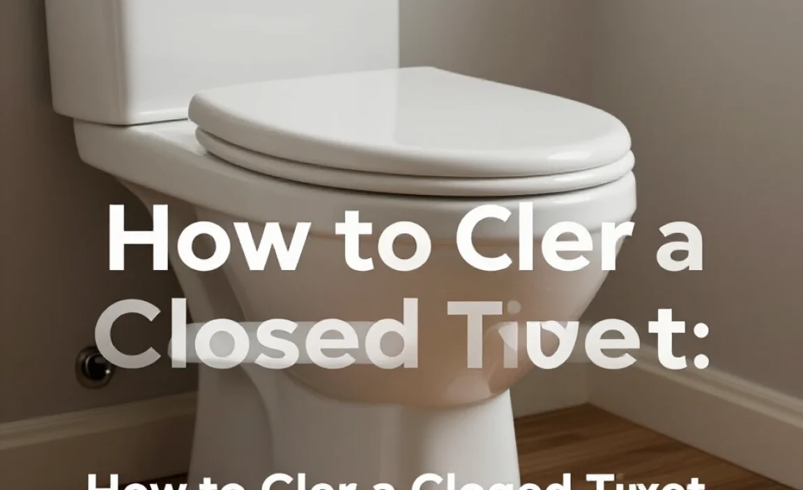 How to Clear a Clogged Toilet