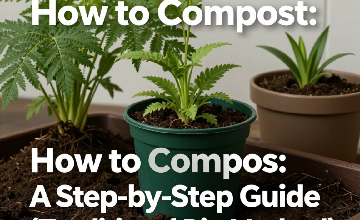 How to Compost: A Step-by-Step Guide (Traditional Bin Method)
