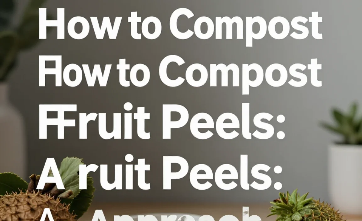 How to Compost Fruit Peels: A Step-by-Step Approach