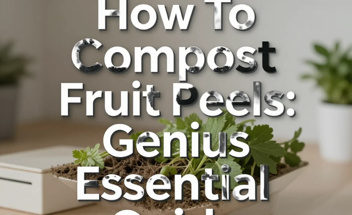 How To Compost Fruit Peels: Genius Essential Guide