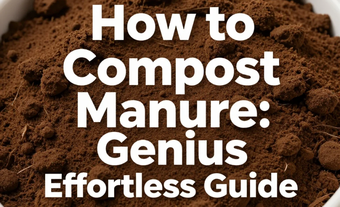 How to Compost Manure: Genius Effortless Guide