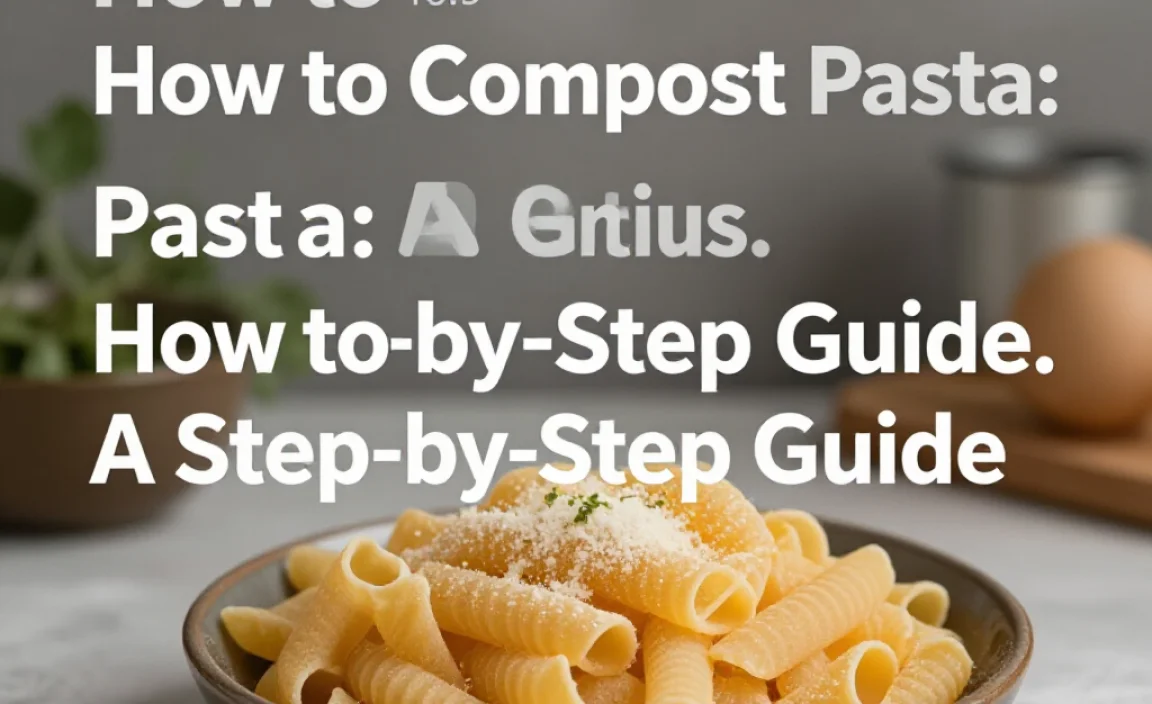 How to Compost Pasta: A Step-by-Step Guide