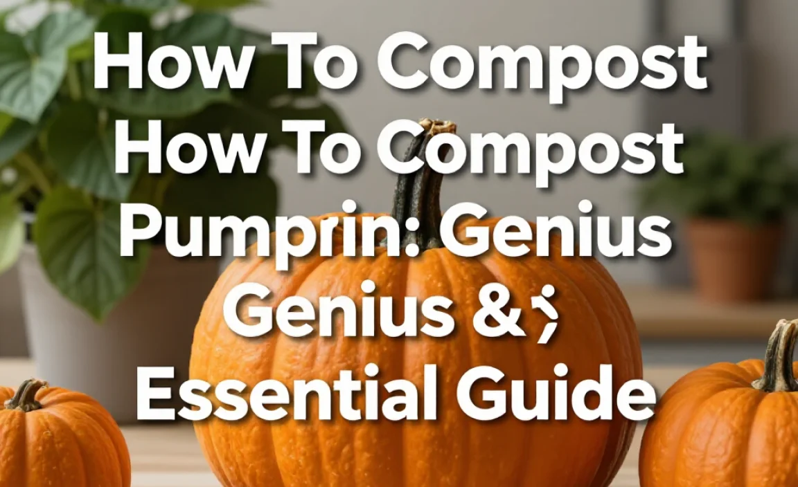 How To Compost Pumpkin: Genius & Essential Guide