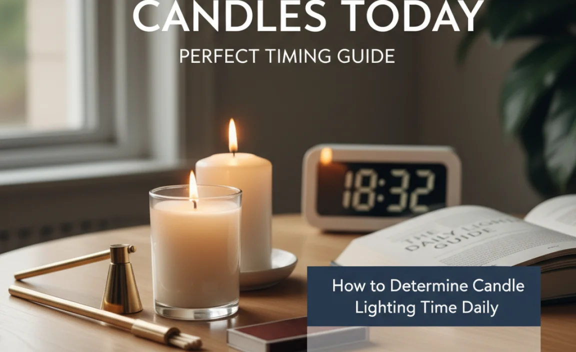 How to Determine Candle Lighting Time Daily