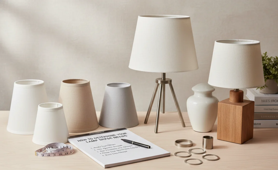 How to Determine Your Lamp Shade Needs