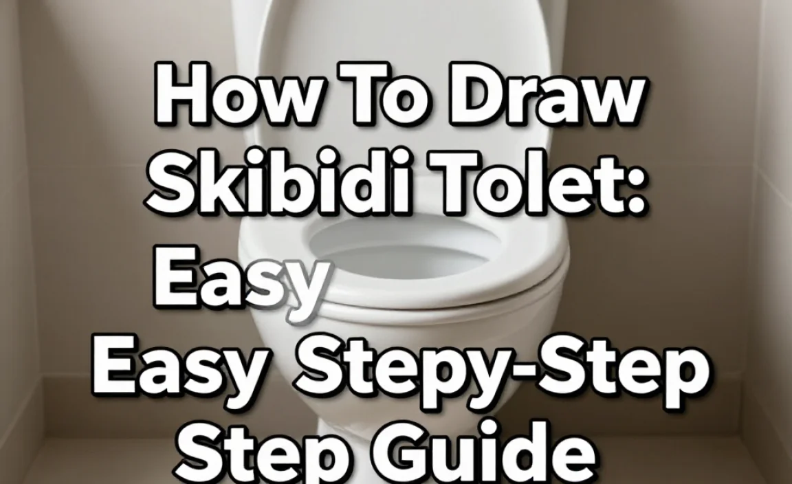 How To Draw Skibidi Toilet: Easy Step-By-Step Guide