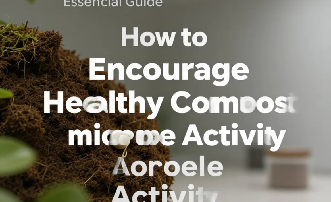 How to Encourage Healthy Compost Microbe Activity