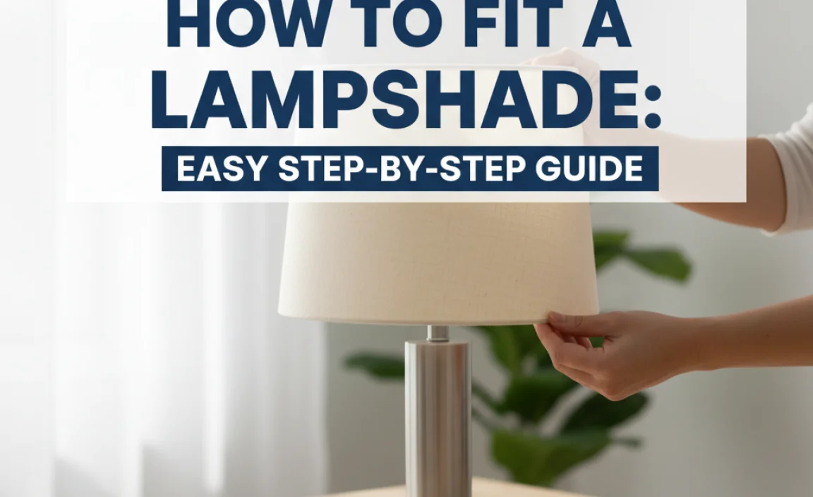 How To Fit A Lampshade: Easy Step-By-Step Guide