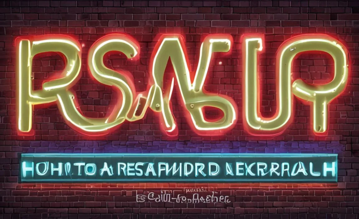 How To Fix A Neon Sign: Simple Steps For Diy Repair