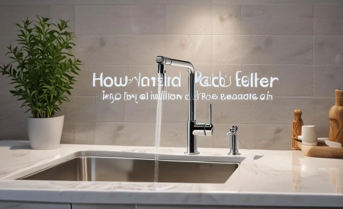 How to Install a Pot Filler Faucet: Easy Guide