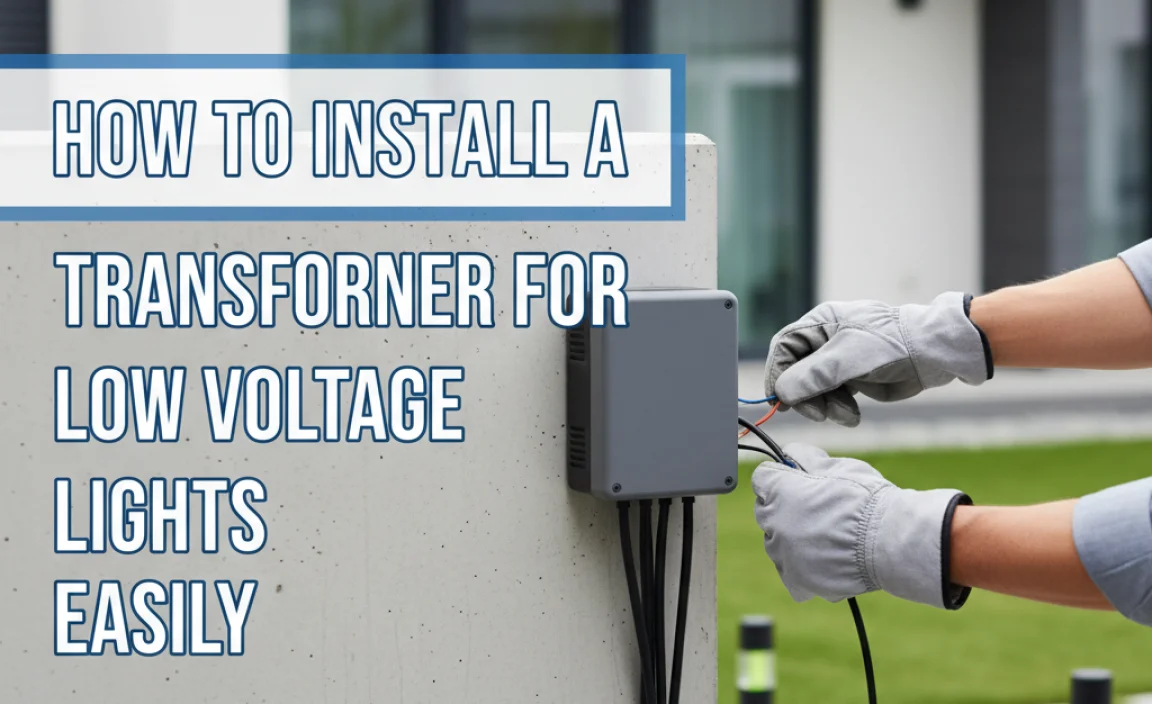 How To Install A Transformer For Low Voltage Lights Easily