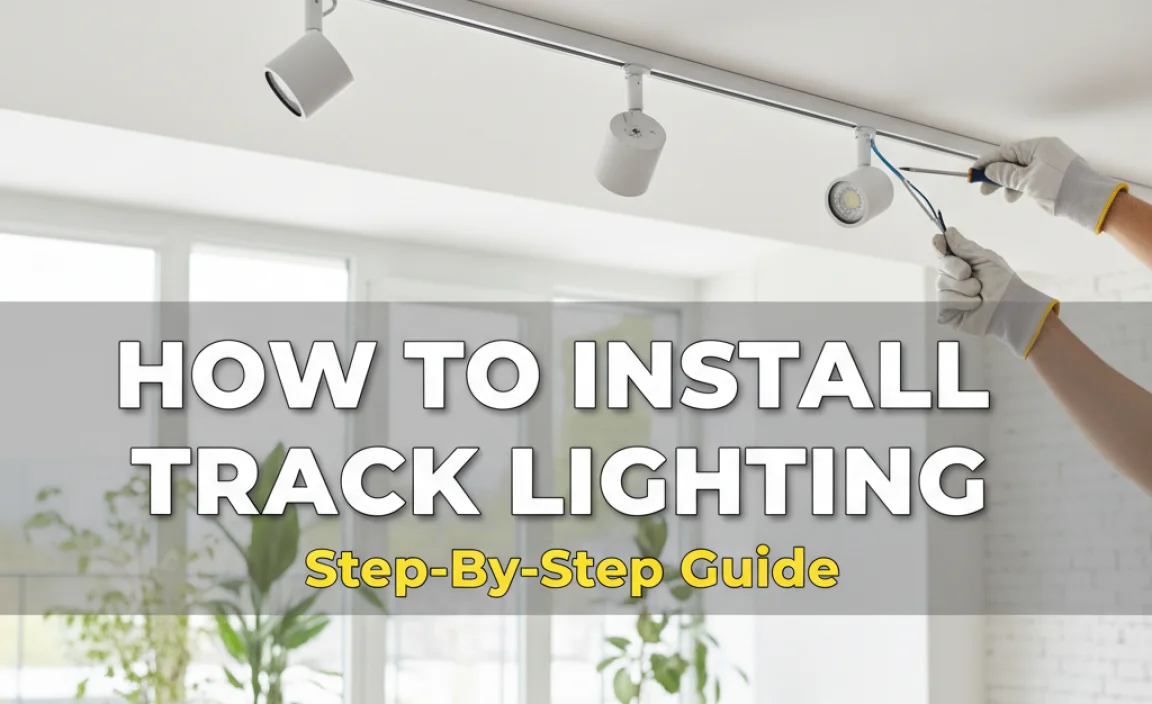How To Install Track Lighting: Step-By-Step Guide