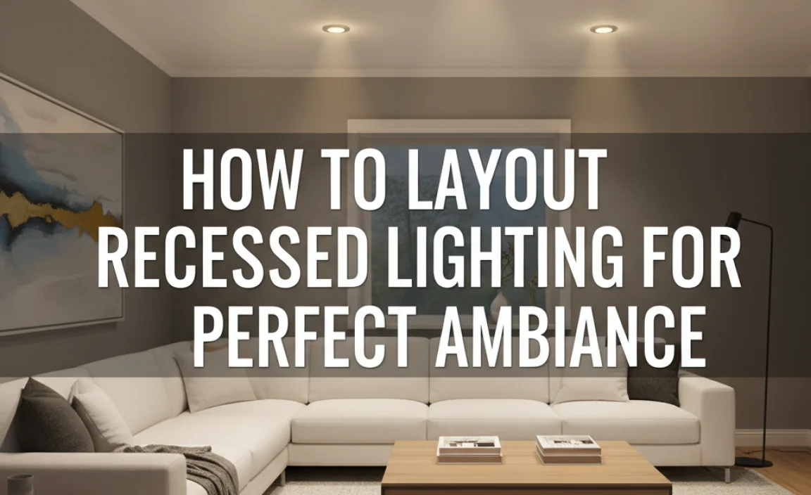 How To Layout Recessed Lighting For Perfect Ambiance