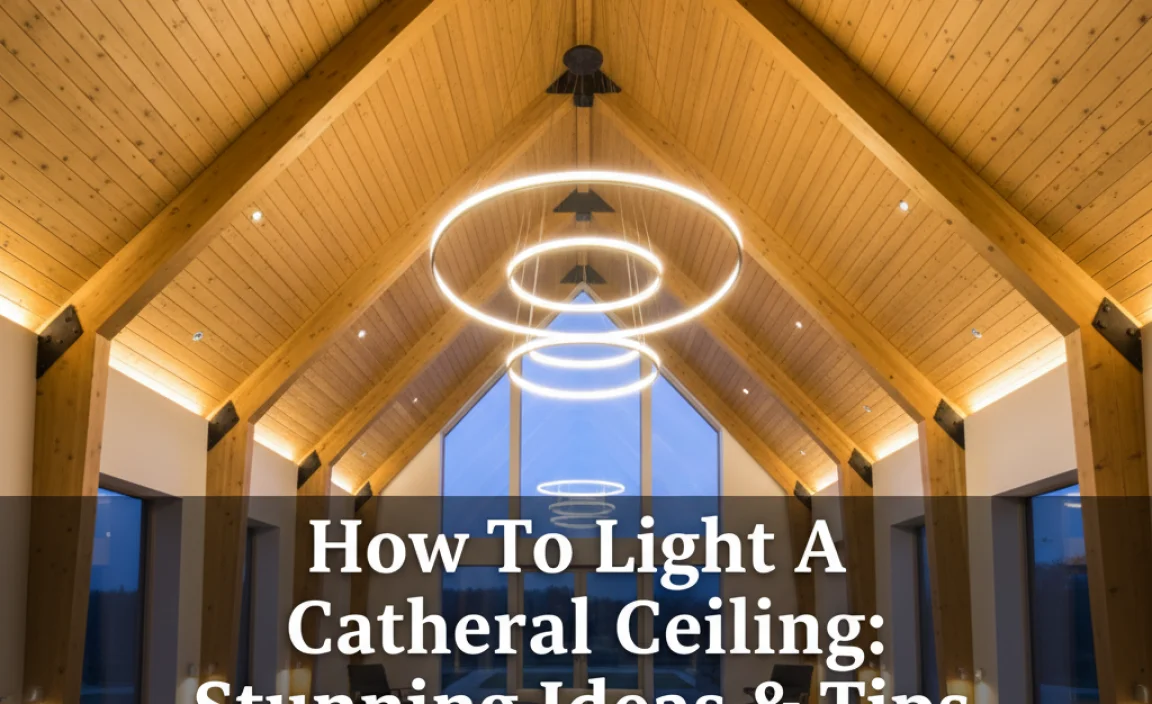 How To Light A Cathedral Ceiling: Stunning Ideas & Tips