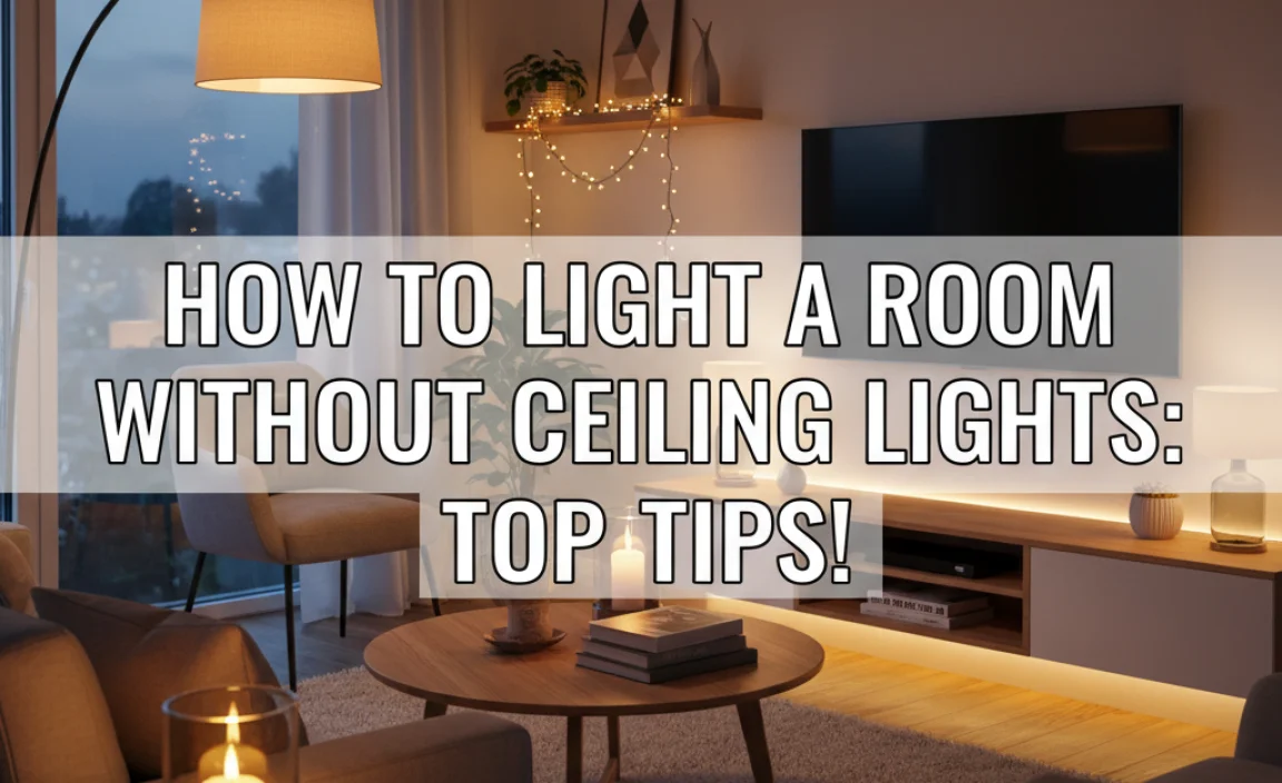 How To Light A Room Without Ceiling Lights: Top Tips!