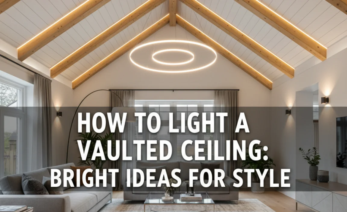 How To Light A Vaulted Ceiling: Bright Ideas For Style