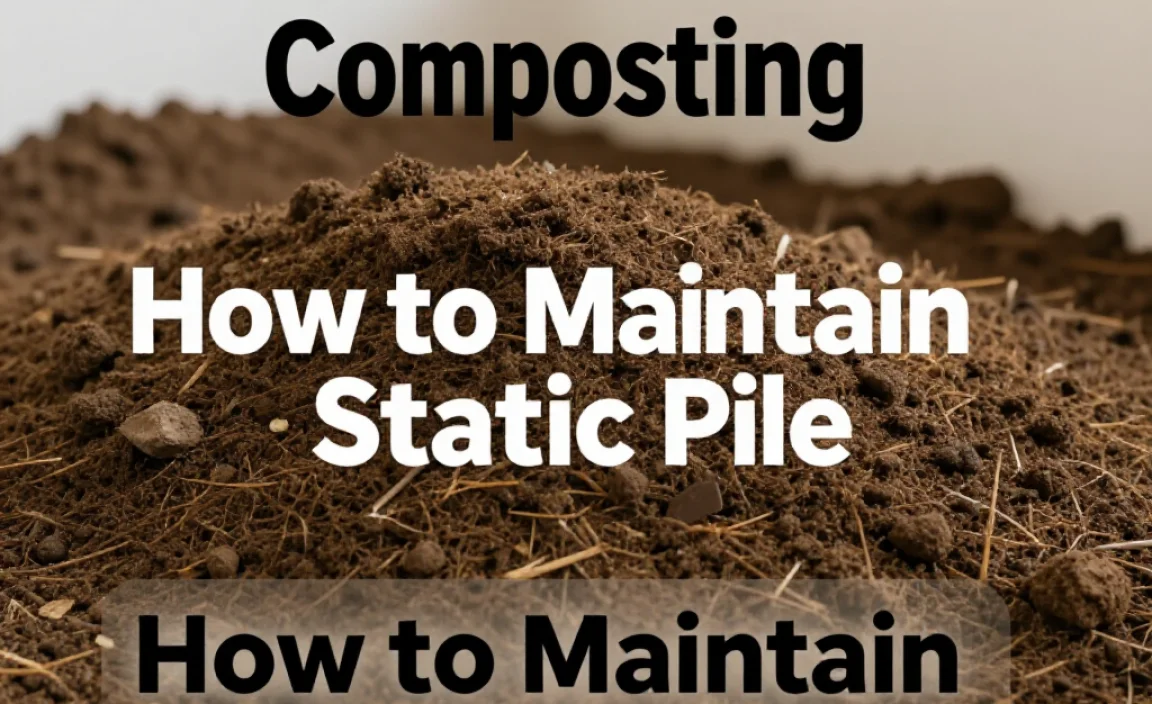 How to Maintain a Static Pile