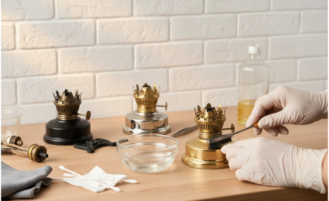 How to Maintain and Clean Oil Lamp Burners