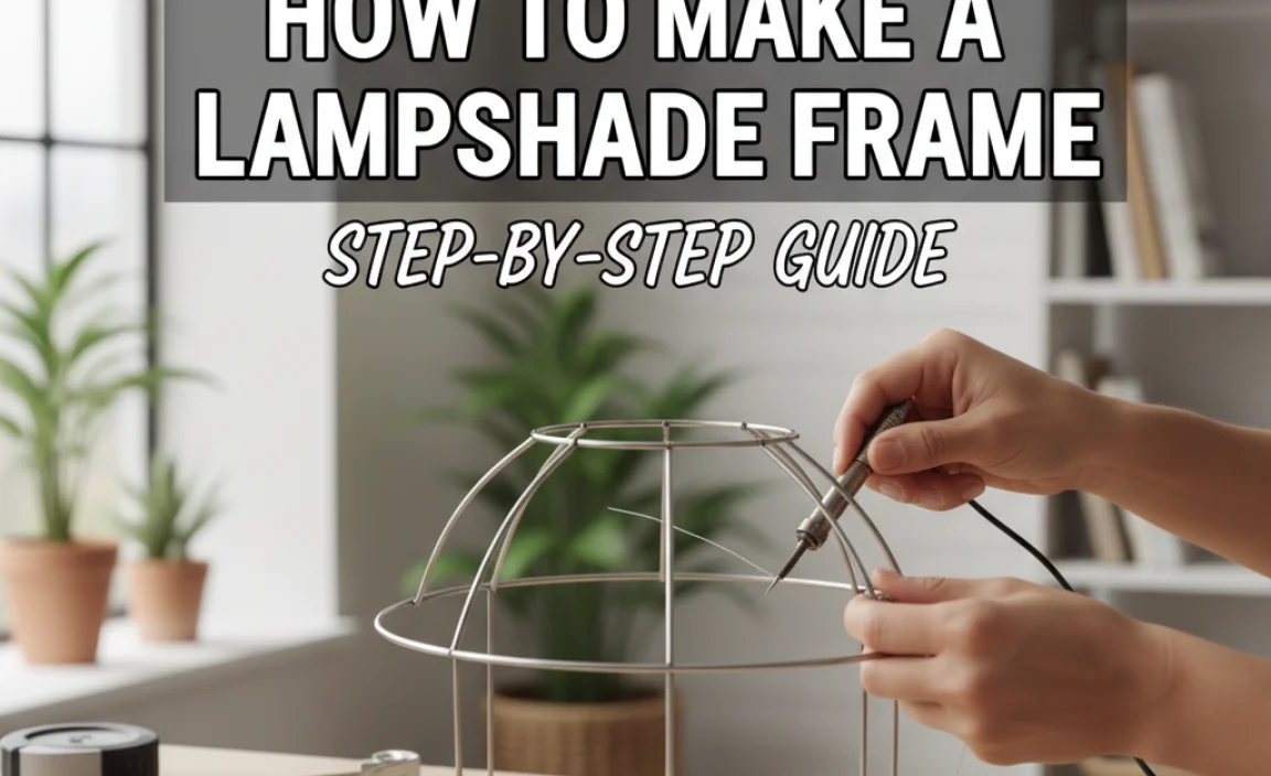 How To Make A Lampshade Frame: Step-By-Step Guide