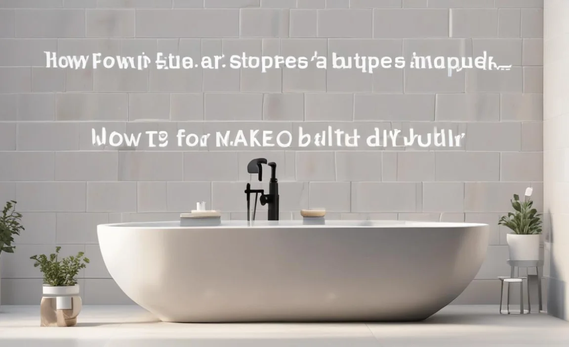 How to Make a Stopper for a Bathtub: Easy DIY
