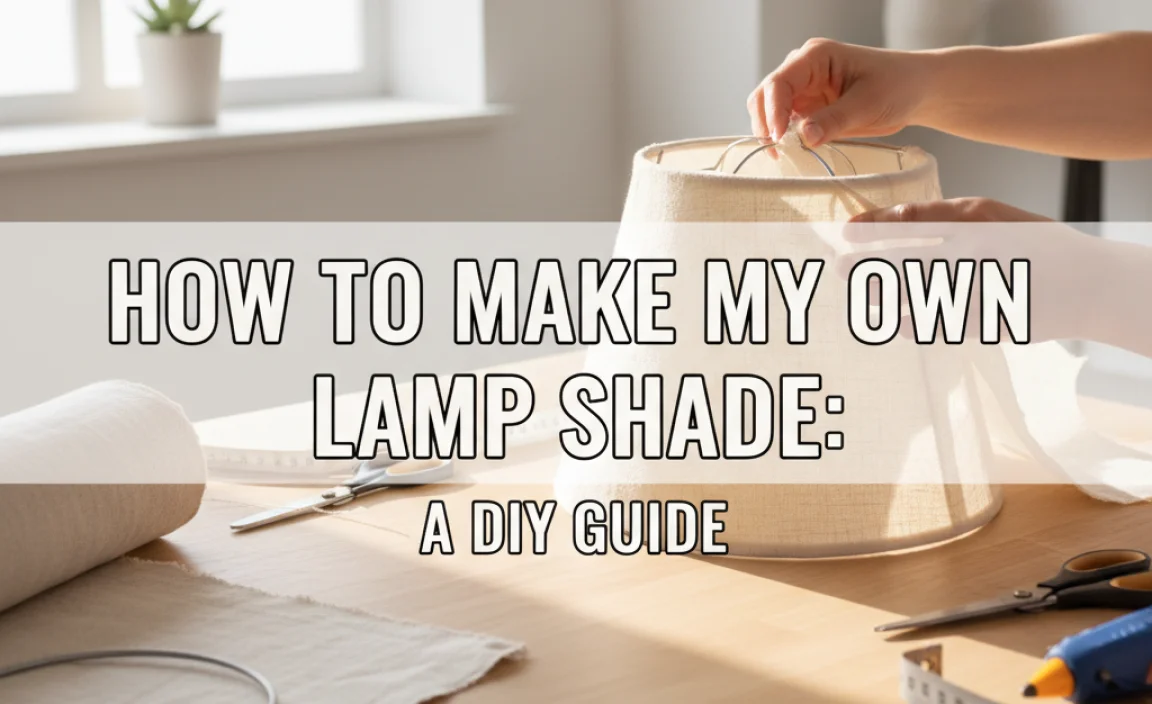 How To Make My Own Lamp Shade: A Diy Guide