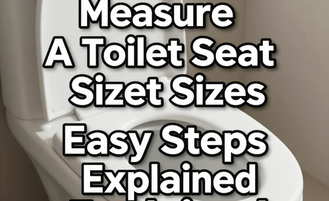 How To Measure A Toilet Seat Size: Easy Steps Explained