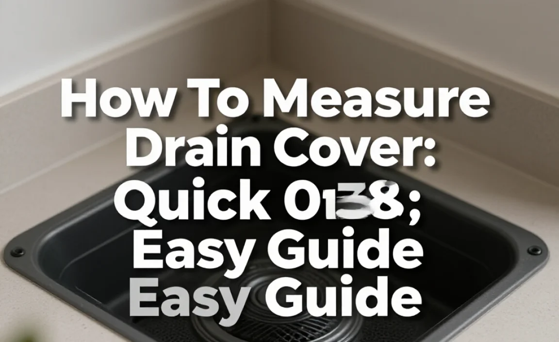 How To Measure Drain Cover: Quick & Easy Guide