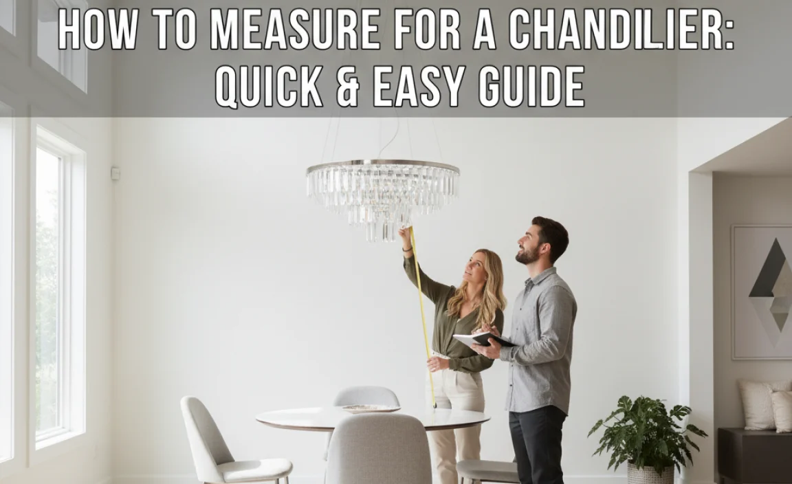 How To Measure For A Chandelier: Quick & Easy Guide