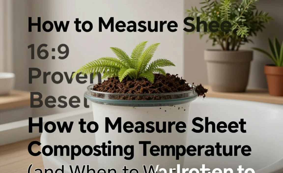 How to Measure Sheet Composting Temperature (and When to Worry About It)