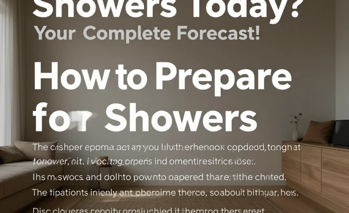How to Prepare for Showers