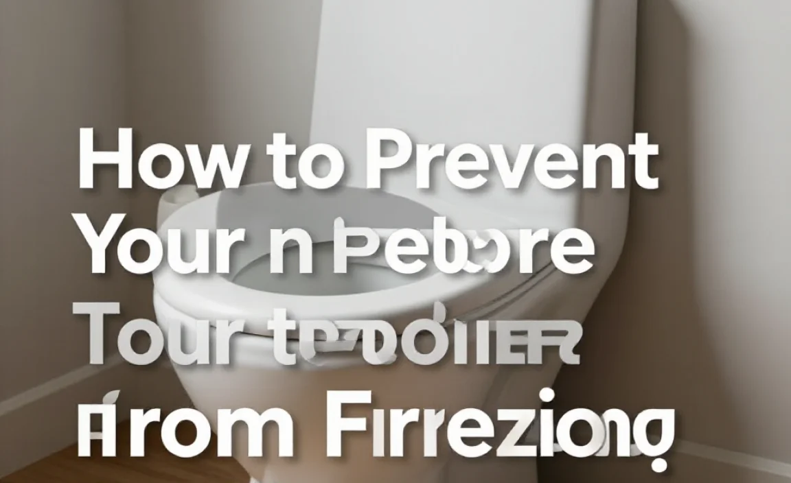 How to Prevent Your Toilet from Freezing
