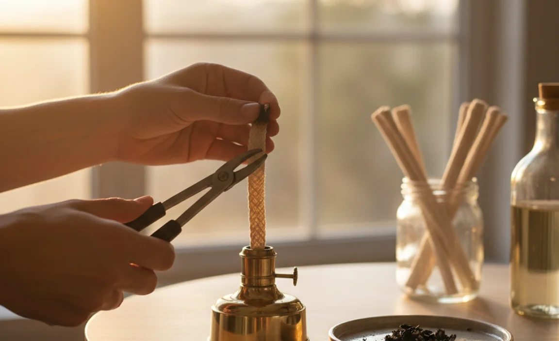 How to Properly Maintain Cotton Wicks