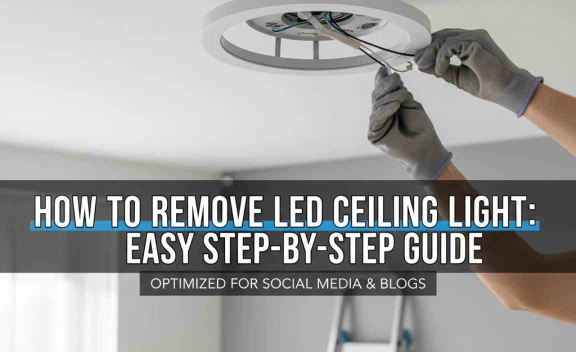 How To Remove Led Ceiling Light: Easy Step-By-Step Guide